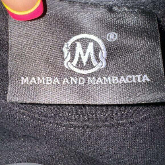 Kobe Mamba Mambacita Blackout Matte Logo Crewneck Sweatshirt Size Medium & XXL - Picture 3 of 5